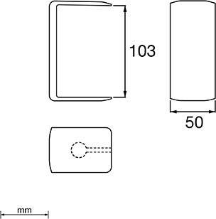 30 Stk. Unex Deckelklemme für IK10 grau 66855-48