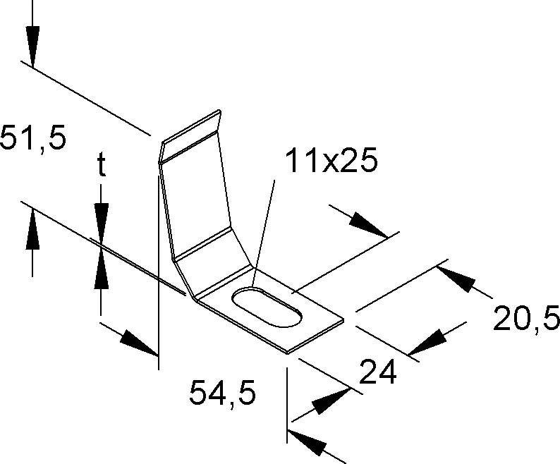 Niedax Halteklammer HKVB 85-110 E2