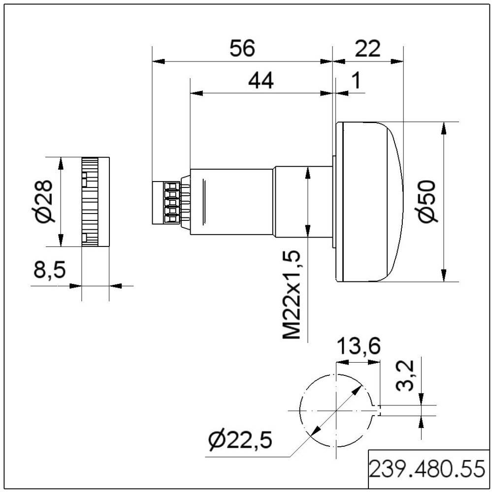 Werma LED-Leuchte EM 23948055