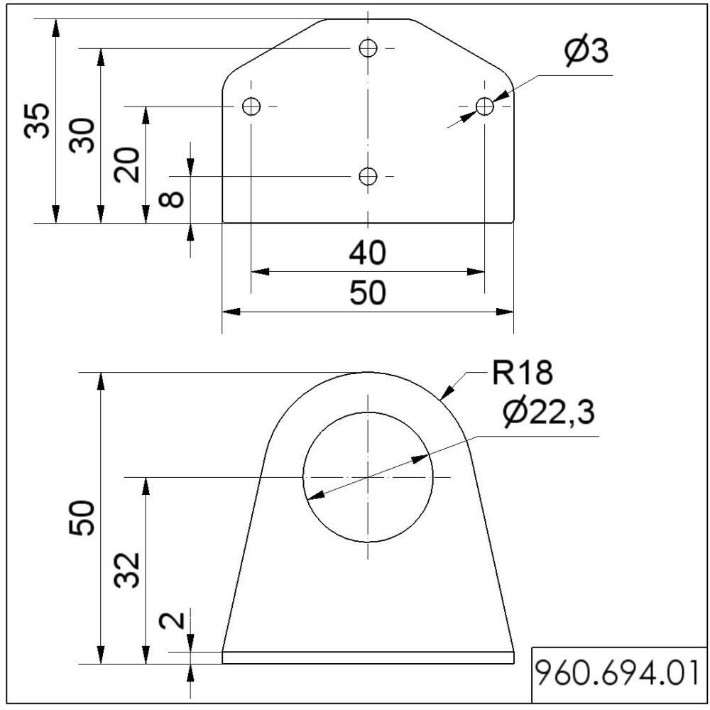 Werma Befestigungswinkel 96069401