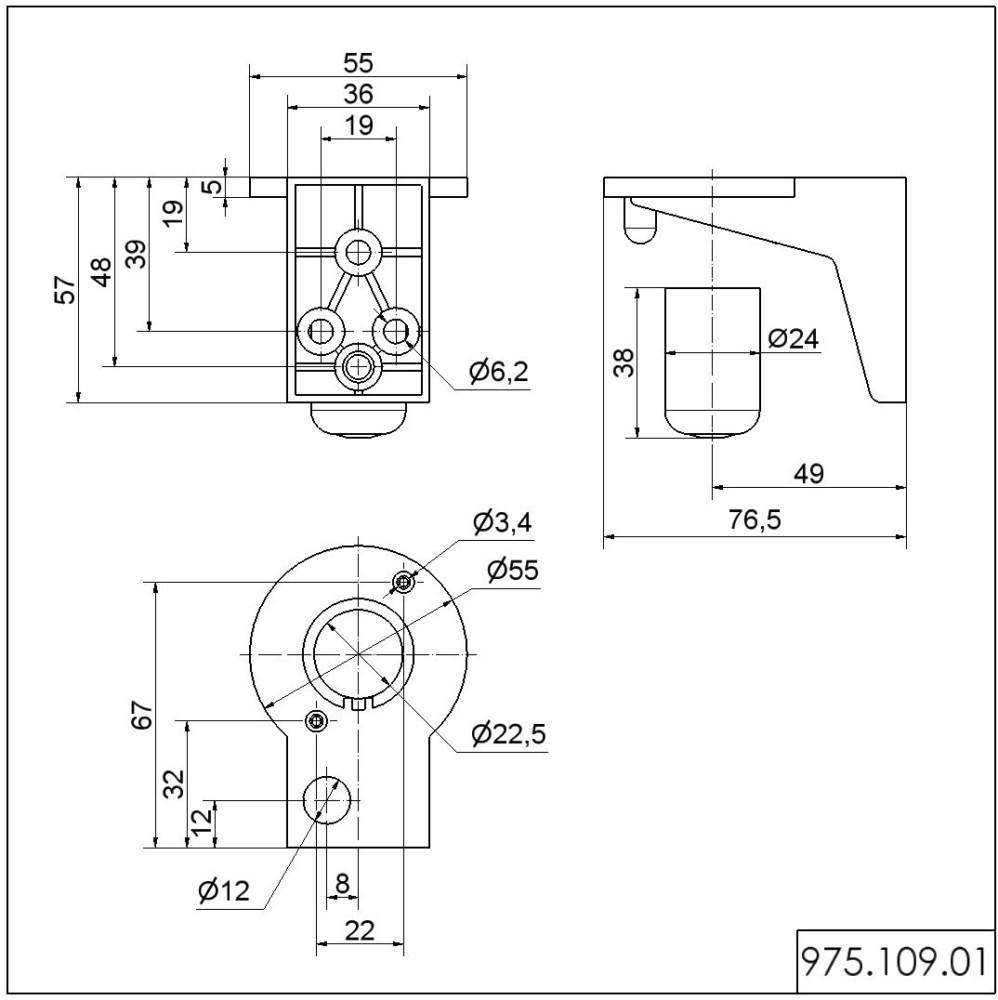 Werma Winkel mit Schutzkappe 97510901