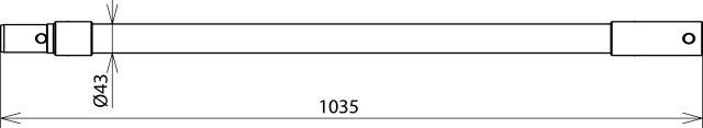 DEHN Handhabeverlängerung HV ALSTK 1035