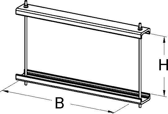 Niedax Deckelspannring DFW 150.150