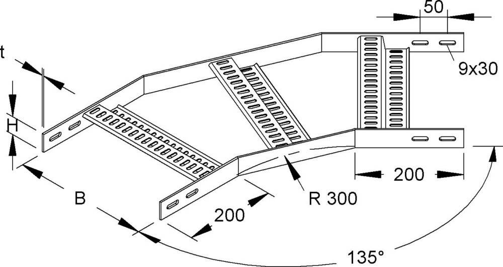 Niedax Bogen 45Gr. KLMZBBL 40.600 F