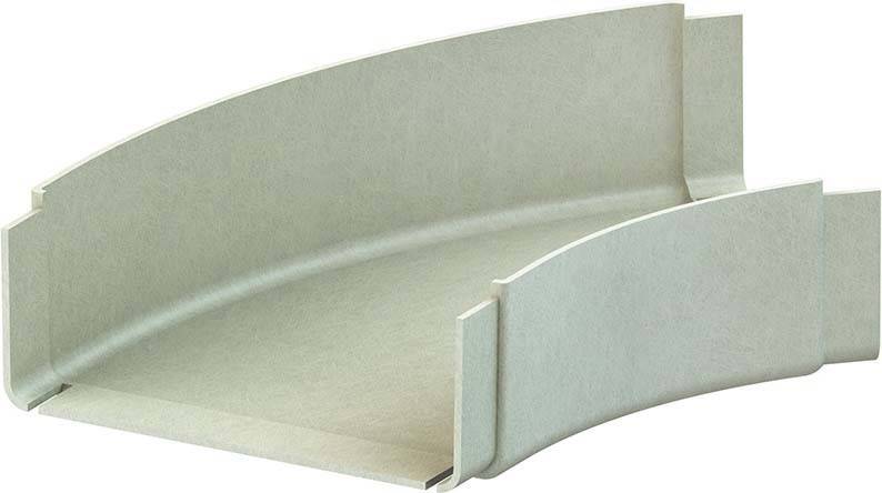 Niedax GFK-Bogen 45Gr. KPC 80.150/P