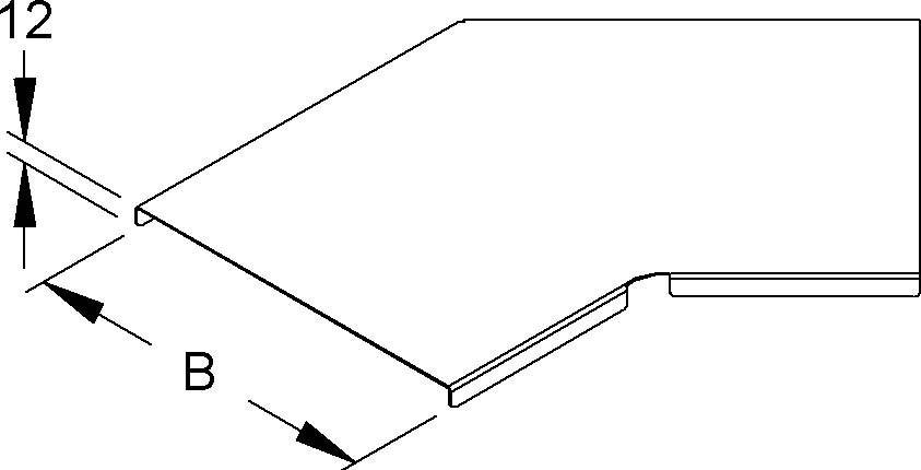 Niedax Deckel für Bogen 45Gr. RBACD 500 S