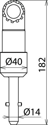 DEHN Adapter mit Zahnkupplung AD SQ ZK 165