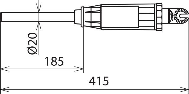 DEHN Prüfkopf PHE III PHE3 PK6 20 L SB ZK