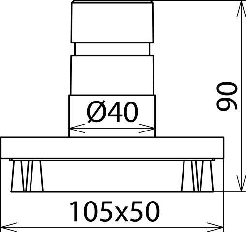 DEHN Rechteckbürste REB 1095 MS