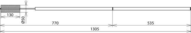 DEHN Reinigungsbürste RB 50 MS