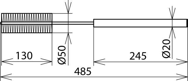 DEHN Reinigungsbürste RB 40 NS