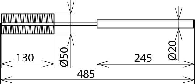 DEHN Reinigungsbürste RB 40 NS
