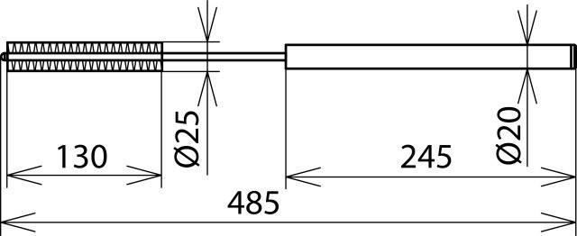 DEHN Reinigungsbürste RB 20 NS