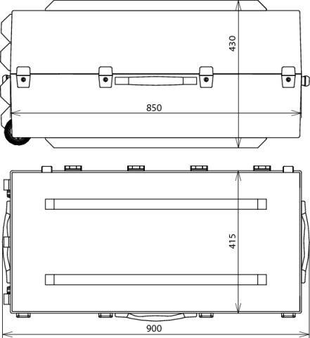 DEHN Kunststoffkoffer KKL TFRS MS