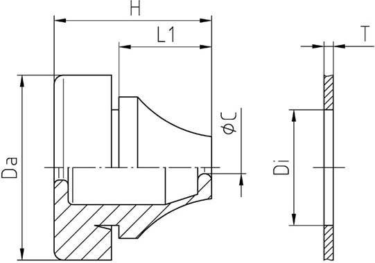 50 Stk. Jacob Dichtungsdurchführung G502-2007-00