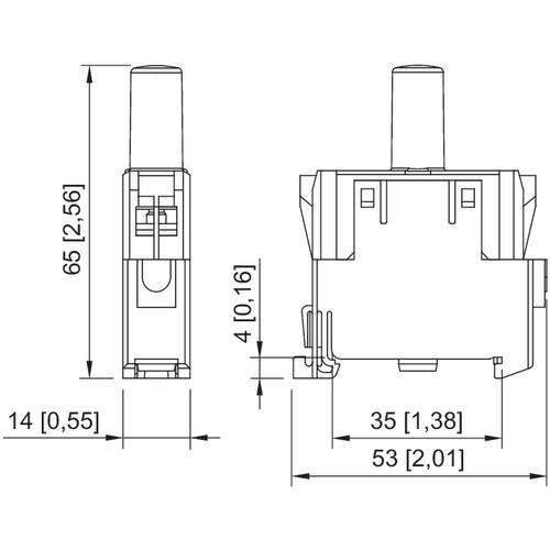 Stahl LED Leuchtmelder 8010/3-02