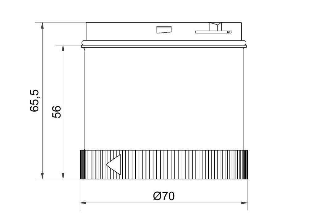 Werma LED-Rundumlichtelement 64453075