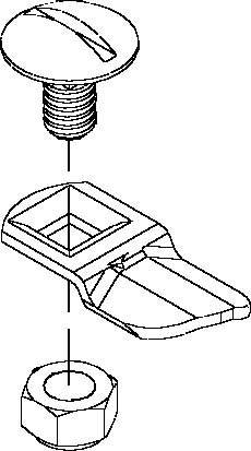 Niedax Drehriegel RDRS 2