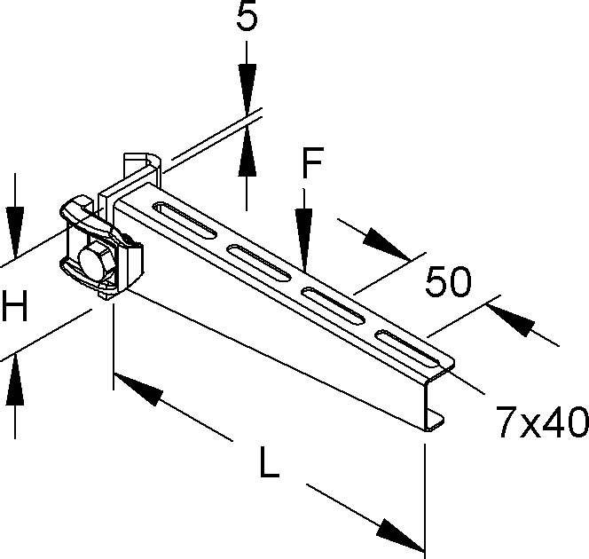 Niedax Ausleger KTT 400