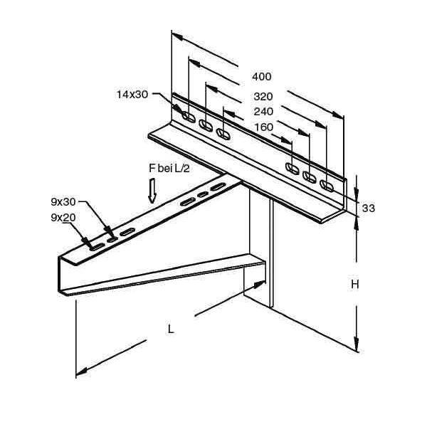 Niedax Trägerausleger KTTSS 700