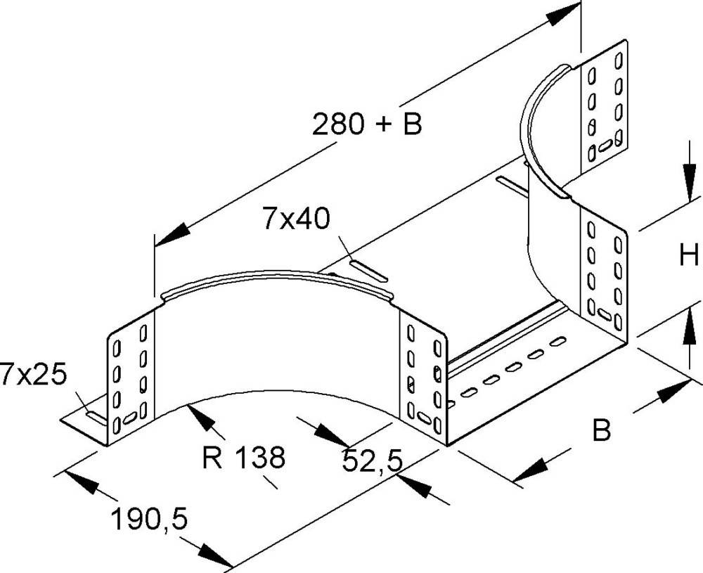 2 Stk. Niedax AB T-Stück RTA 110.550 E3