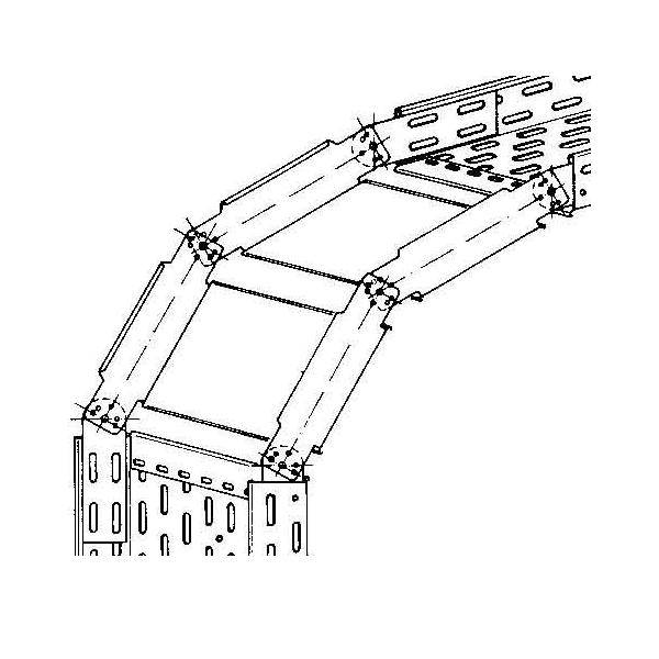 Niedax Verstellbarer Bogen RGS 110.550 F