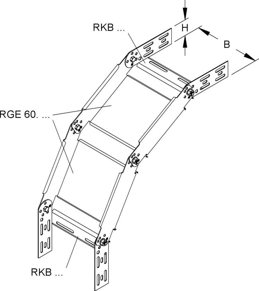Niedax Bogen verstellbar RGS 60.150