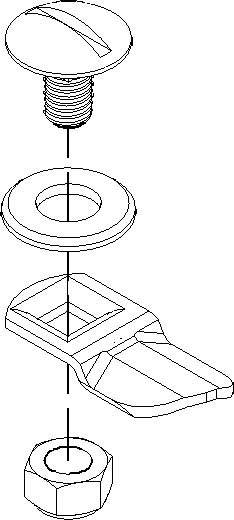 Niedax Drehriegel RDRS 2 E3