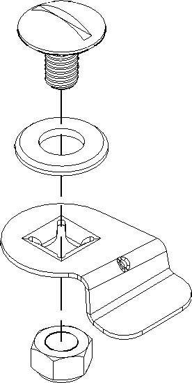 Niedax Drehriegel RDRS 9 E3