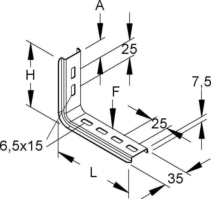 Niedax Tragkonsole leicht TK 85.110