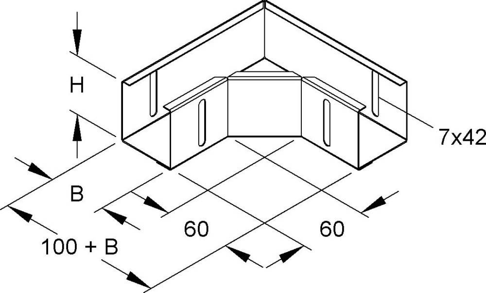 Niedax Bogen RESK 50.050 F