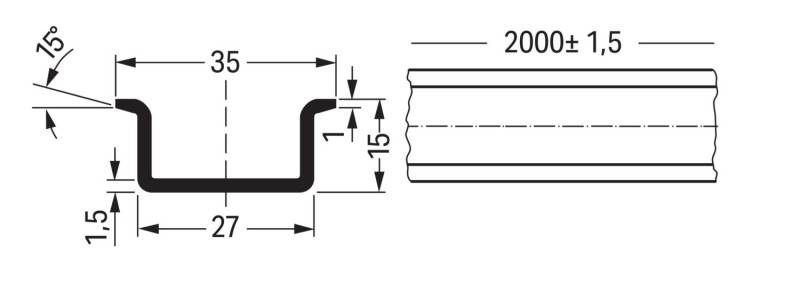 WAGO GmbH & Co. KG Tragschiene 210-114