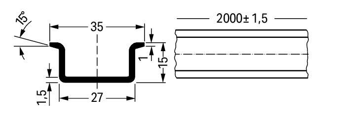 WAGO GmbH & Co. KG Tragschiene 210-114