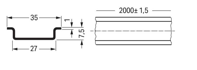WAGO GmbH &amp; Co. KG Tragschiene 210-113