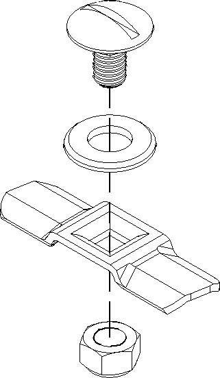 Niedax Drehriegel RDRS 2/50 E3