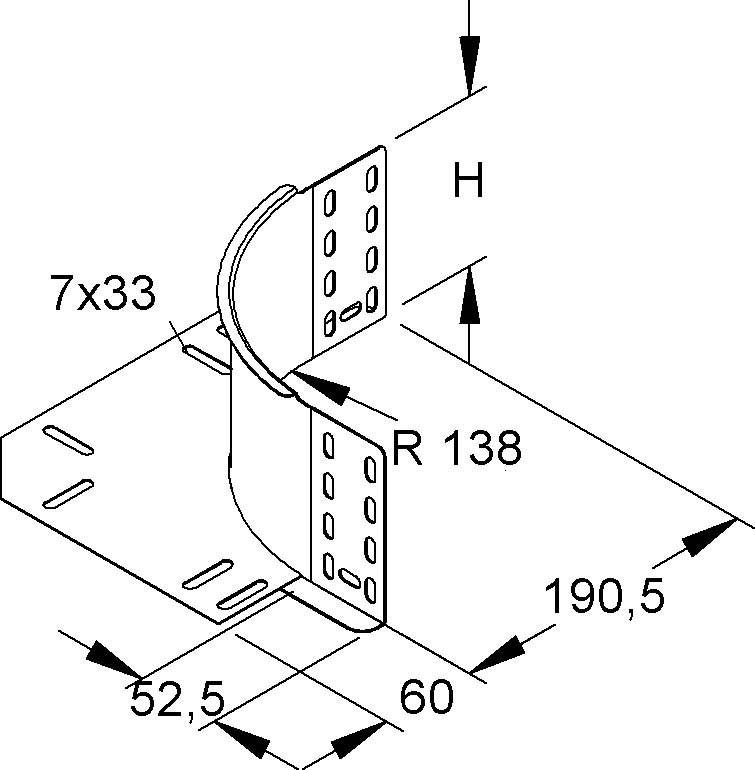 Niedax Anbaueck REK 110 F