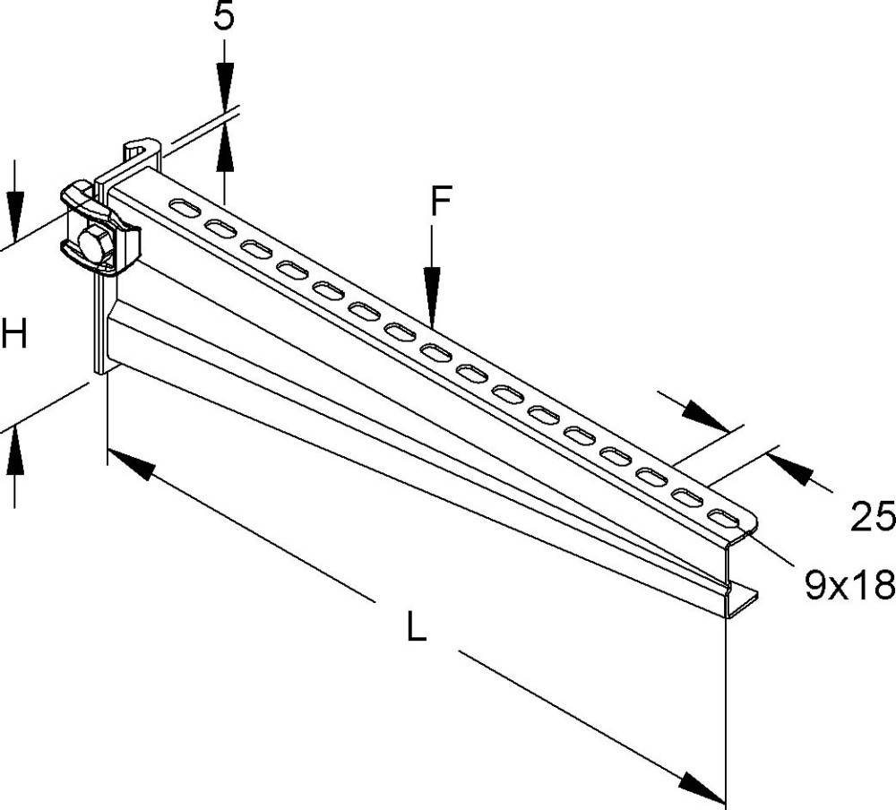 Niedax Ausleger KTTS 400