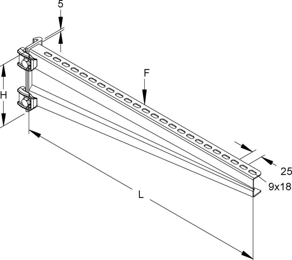Niedax Ausleger KTTS 1000