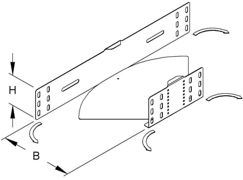 Niedax Verstell.Formstück RBAV 85.100