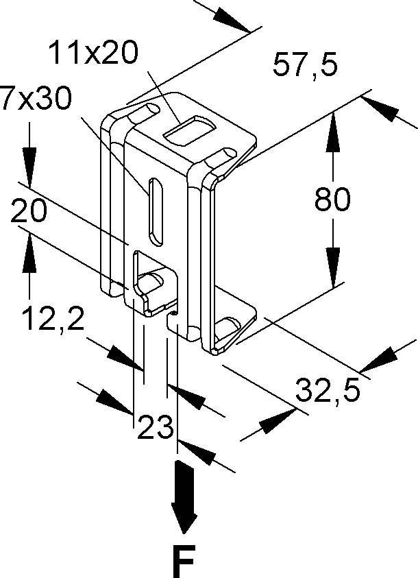 Niedax Deckenbügel DB 10 E3