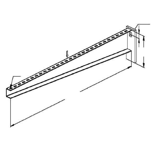 Niedax Wandausleger KTA 800 E3