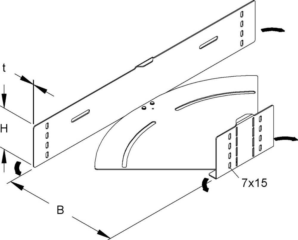 Niedax Bogen RBAVS 110.200