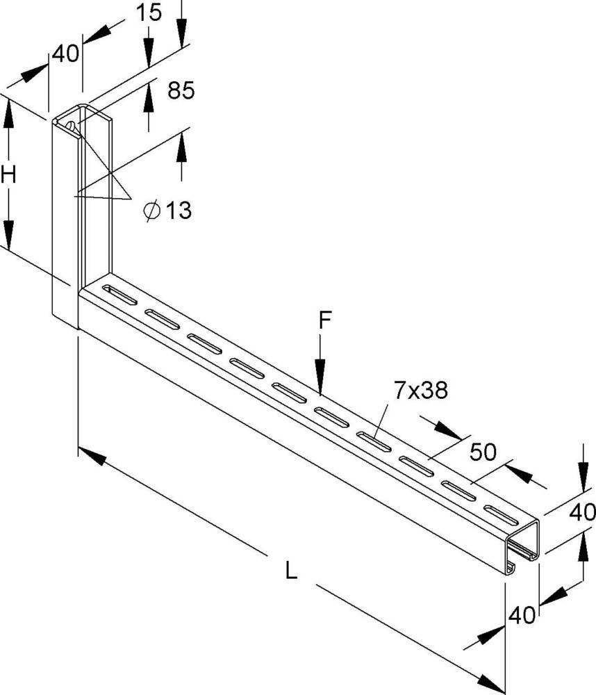 Niedax Ausleger KTC 500