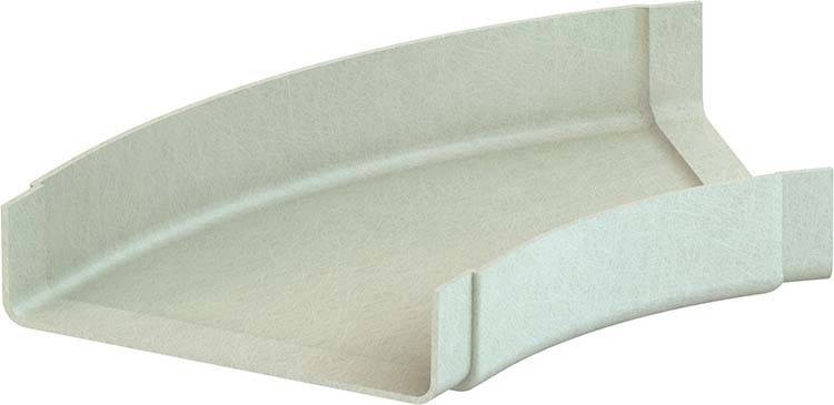 Niedax GFK-Bogen 45Grad KKC 50.100