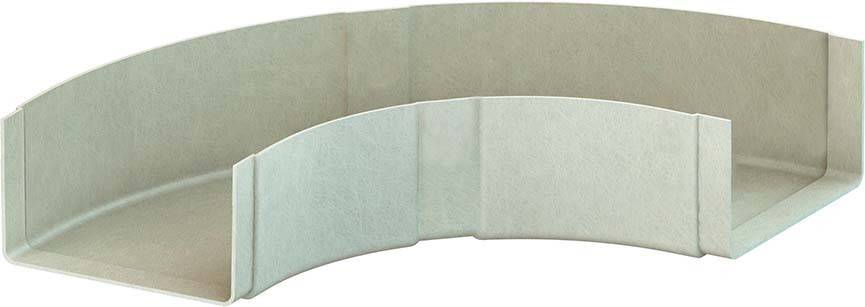 Niedax GFK-Bogen 90Grad KPB 80.200/P