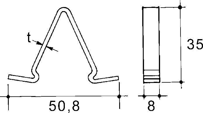 Niedax Befestigungs-Zubehör V-1