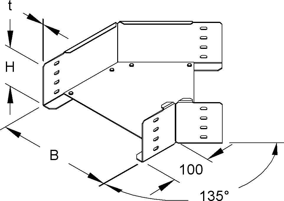 Niedax Bogen RBAS 110.500