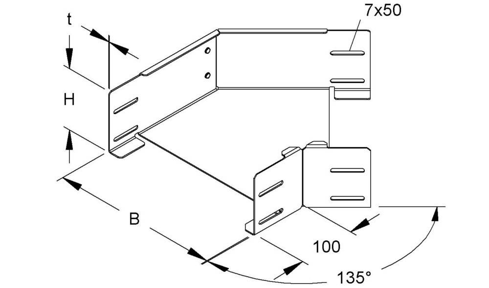 Niedax Bogen RBAS 110.300