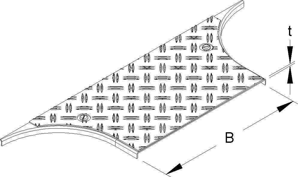 Niedax Deckel für Anbau-T-Stück RTADVSRSL 400