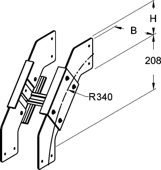 Niedax GFK-Bogen ULBA 80.150
